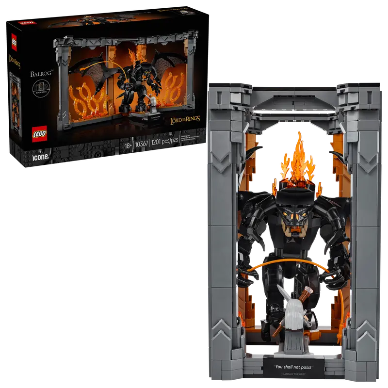 Lego Balrog Book Nook