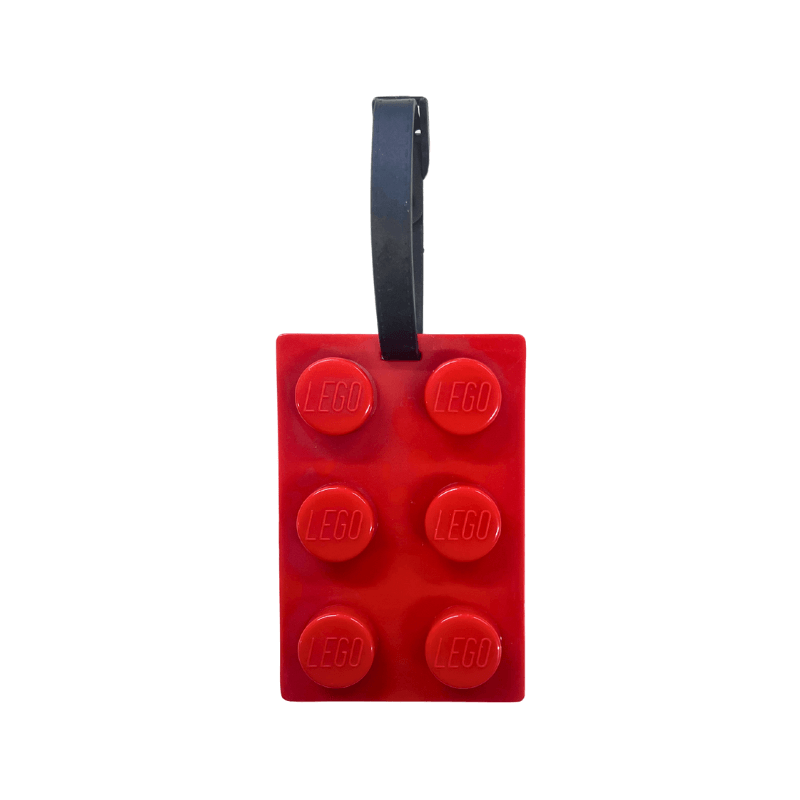 LEGO Red Bag / Luggage Tag, LEGO Plate 2 x 3