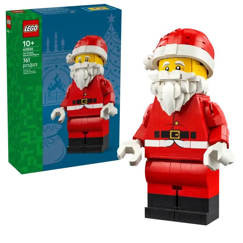 LEGO Up Scaled Santa Minifigure | Bricking Lebanon