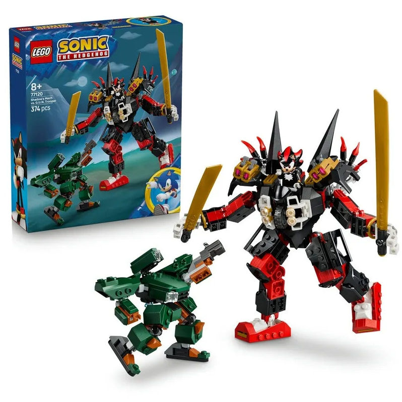LEGO Sonic the Hedgehog Shadow's Mech vs. G.U.N. Trooper 77120