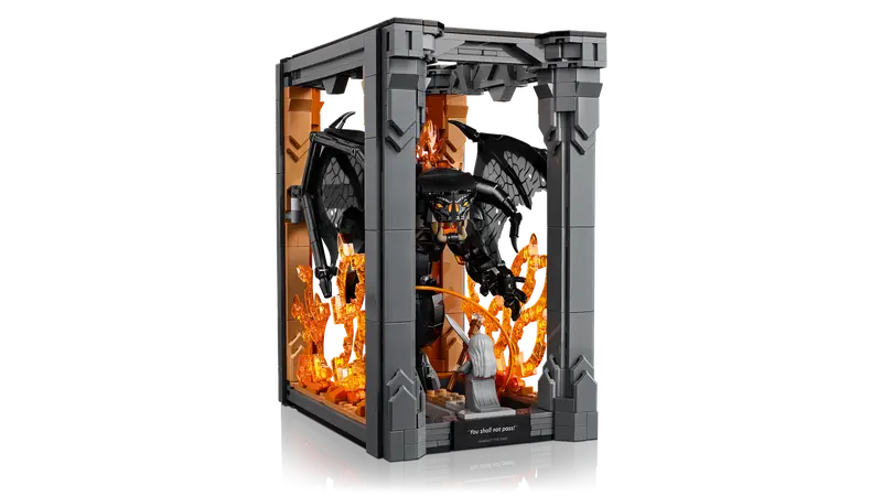 Lego Balrog Book Nook