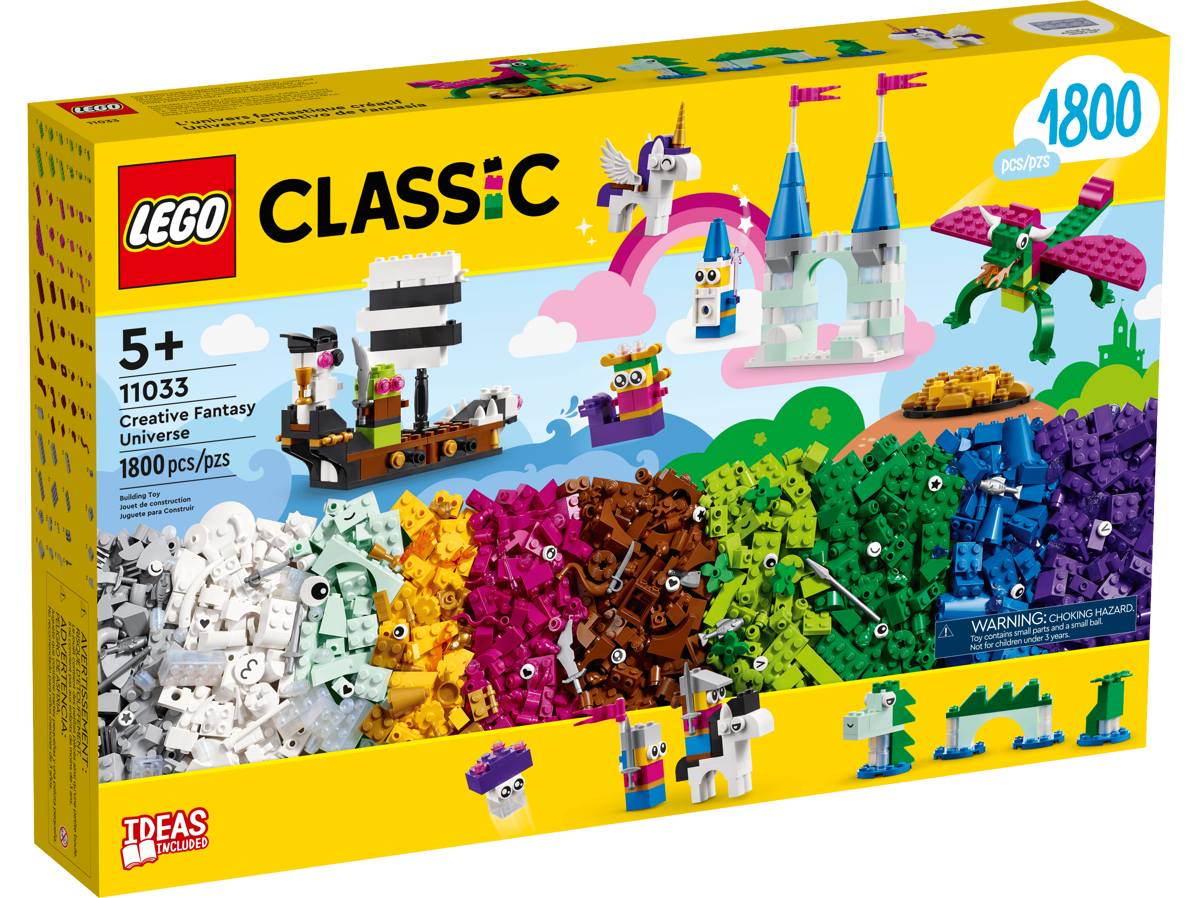 LEGO Creative Fantasy Universe Building Set 1800 Pieces