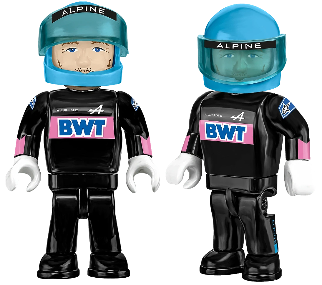 BWT Alpine F1 Team Car A524 Building Block Model 1:26 Scale