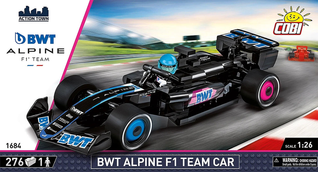 BWT Alpine F1 Team Car A524 Building Block Model 1:26 Scale