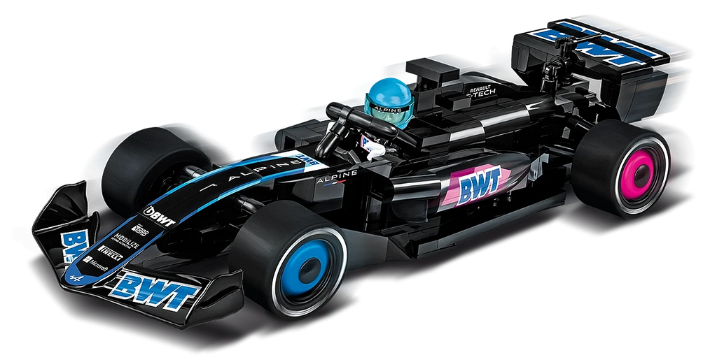 BWT Alpine F1 Team Car A524 Building Block Model 1:26 Scale