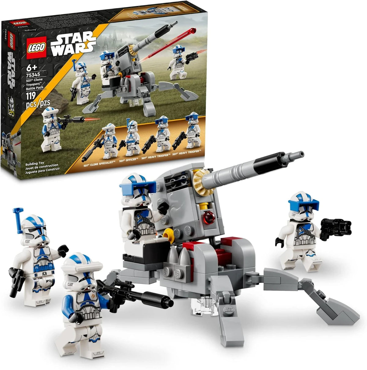 LEGO Star Wars 501st Clone Troopers Battle Pack 75345 building set