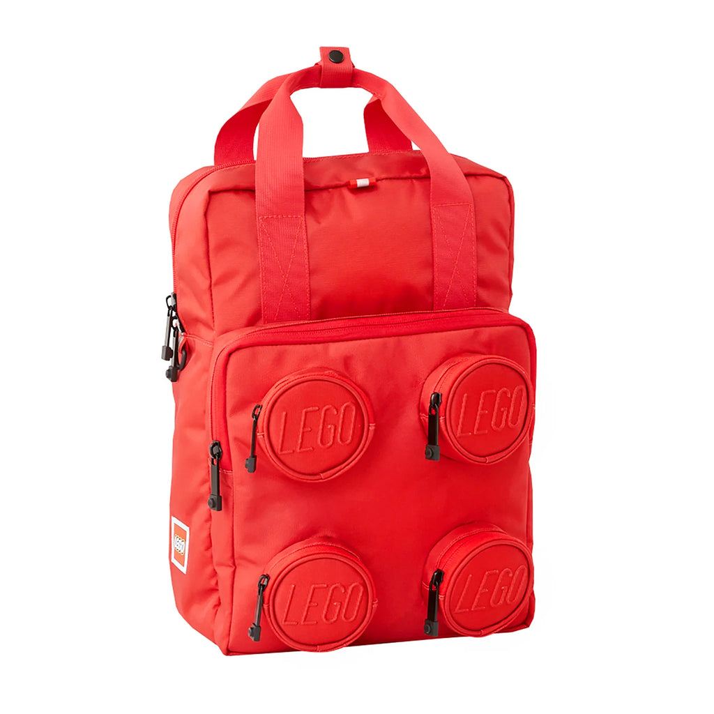 LEGO Adult Backpack Brick Shape 2 x 2 with Zippered Studs
