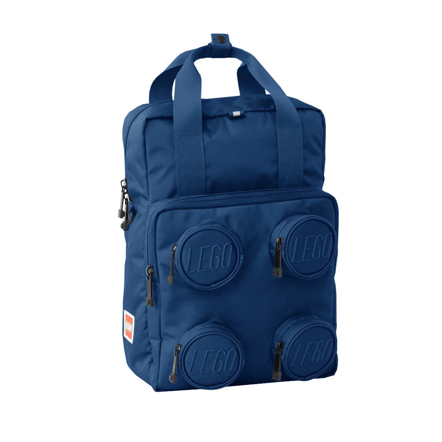 LEGO Adult Backpack Brick Shape 2 x 2 with Zippered Studs