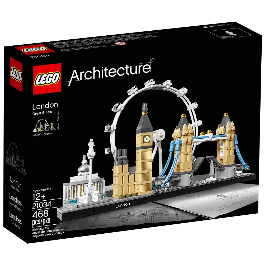 LEGO Architecture London 21034 Detailed Skyline Model For Adults