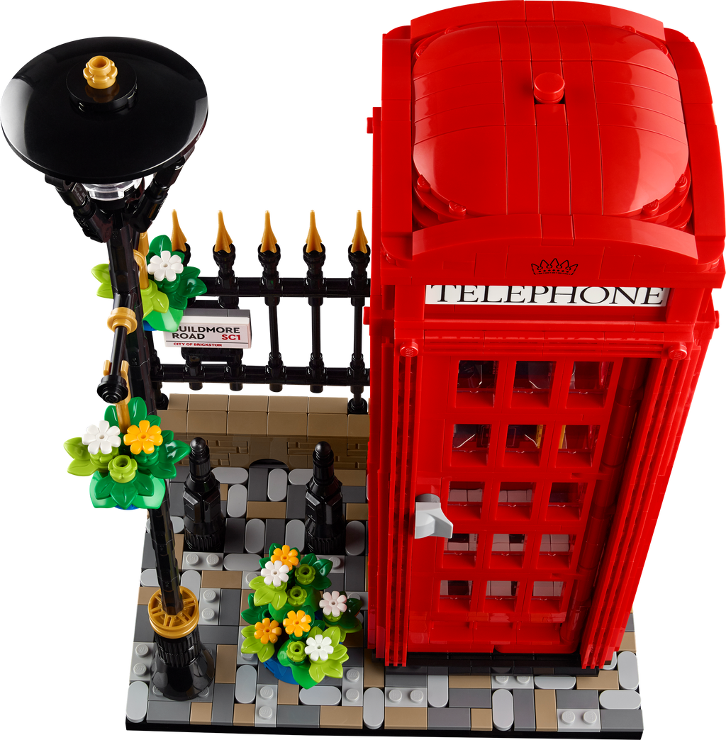LEGO Ideas Red London Telephone Box 21347 Building Set for Adults
