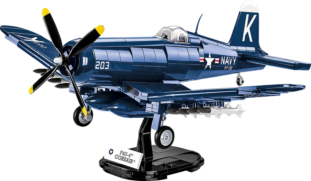 COBI 2417 F4U-4 Corsair Korean War Fighter Aircraft Building Set