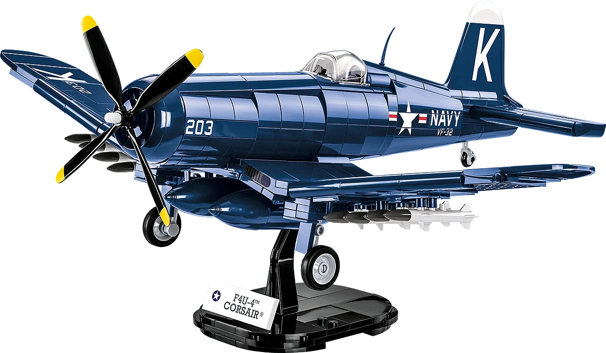 COBI 2417 F4U-4 Corsair Korean War Fighter Aircraft Building Set