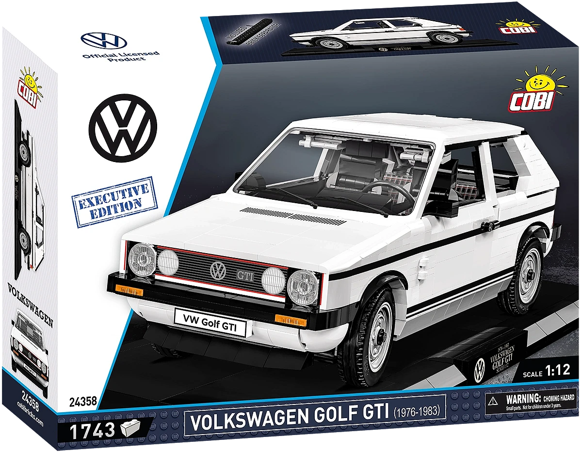 COBI Volkswagen Golf GTI 1976 Executive Edition 1:12 Scale Model Set
