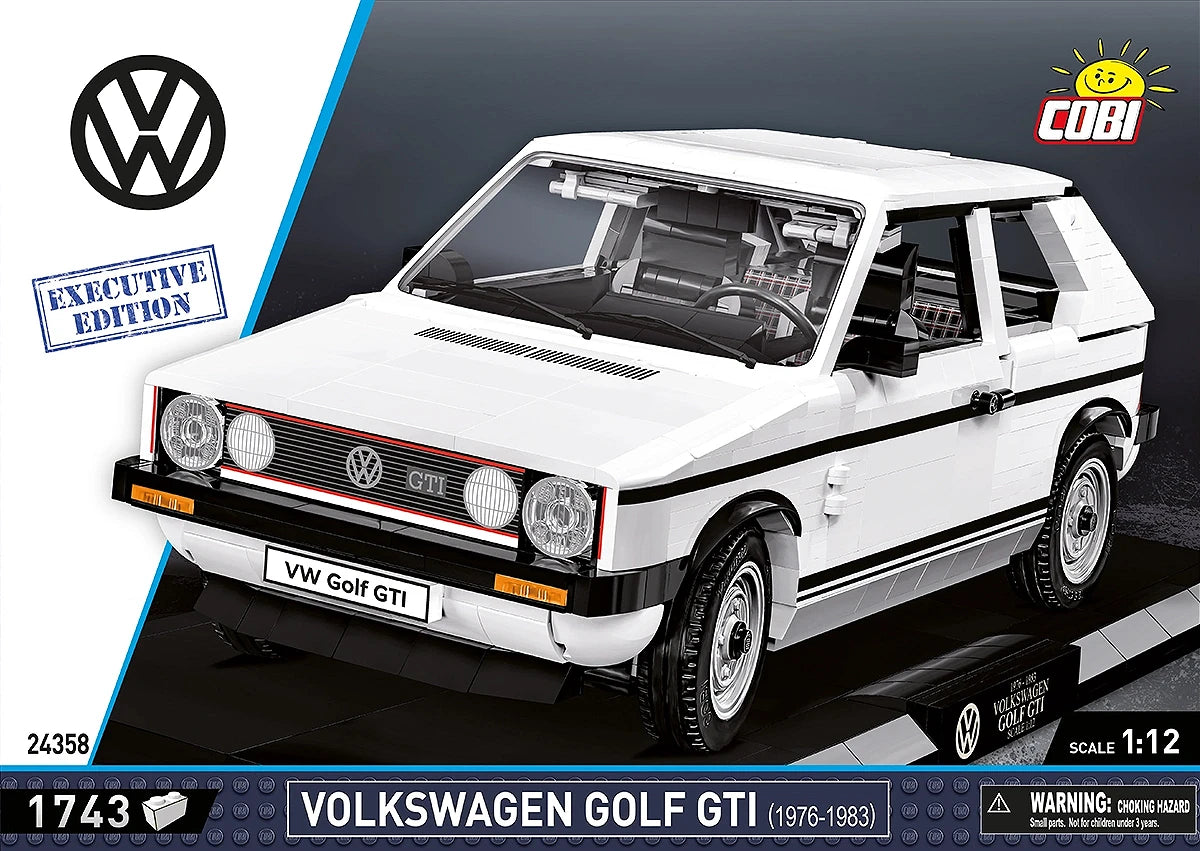 COBI Volkswagen Golf GTI 1976 Executive Edition 1:12 Scale Model Set