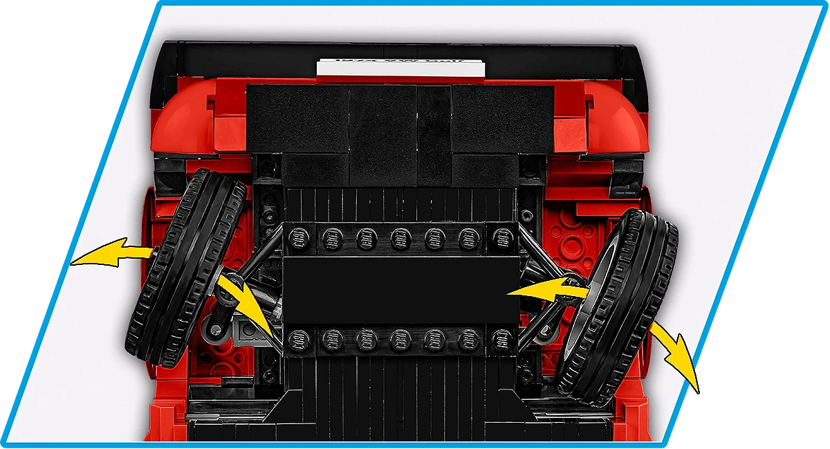 COBI 24359 Volkswagen Golf 1:12 Scale Car Model Building Set