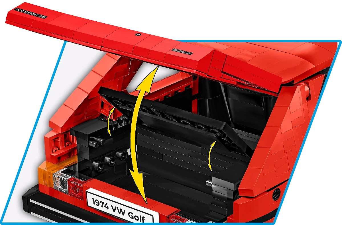 COBI 24359 Volkswagen Golf 1:12 Scale Car Model Building Set