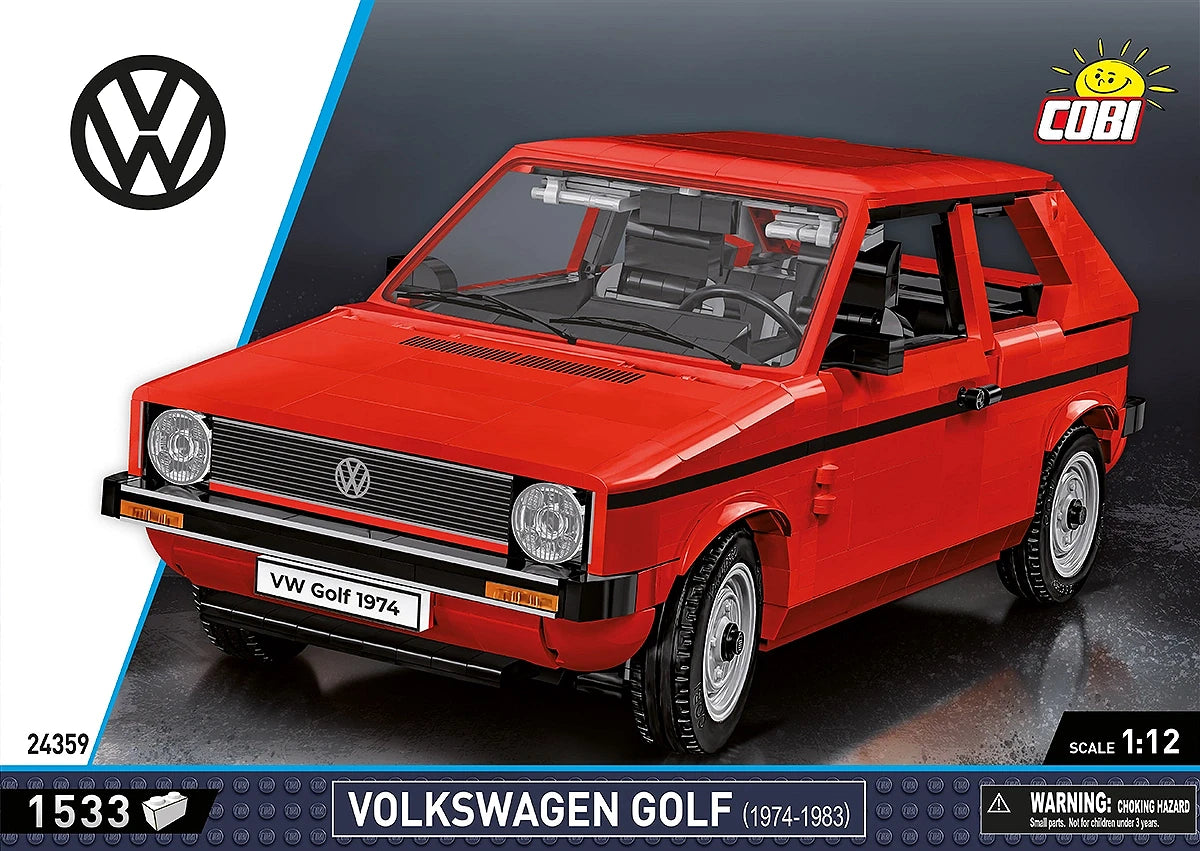 COBI 24359 Volkswagen Golf 1:12 Scale Car Model Building Set