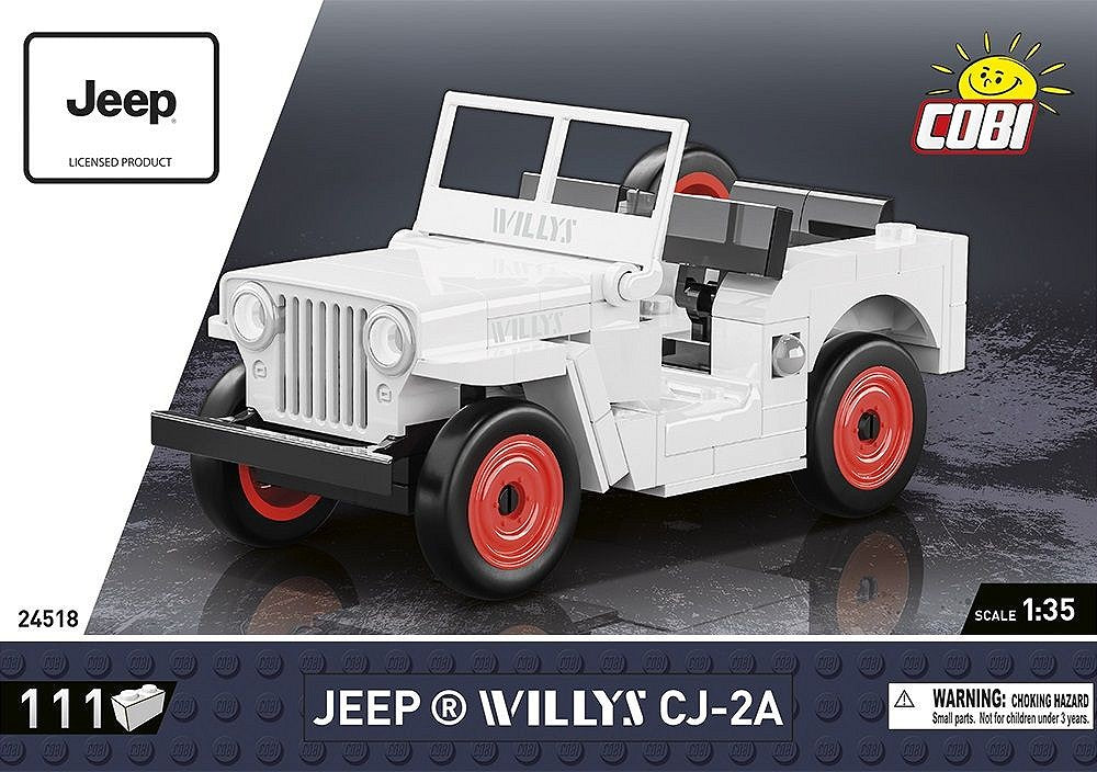 Cobi Jeep Willys CJ-2A Civilian 1:35 Scale Building Block Model