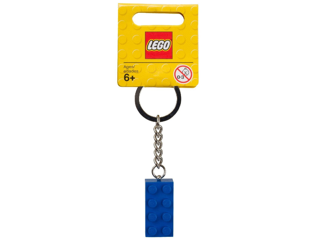 LEGO Blue 2x4 Stud Keyring - 850152