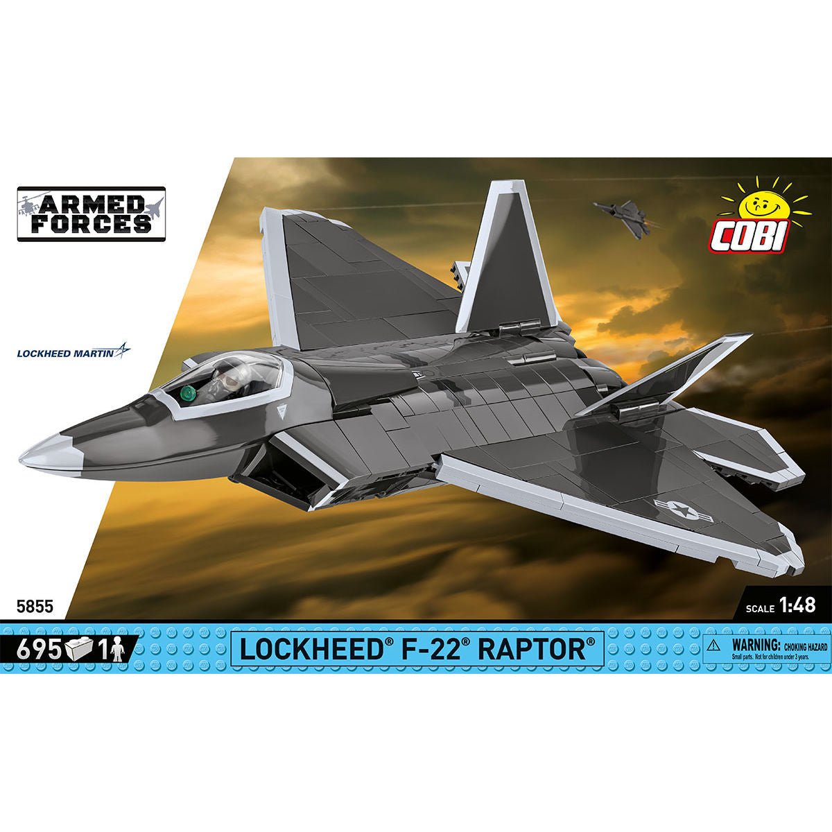 COBI- Lockheed F-22 Raptor Fighter Jet - Set 5855