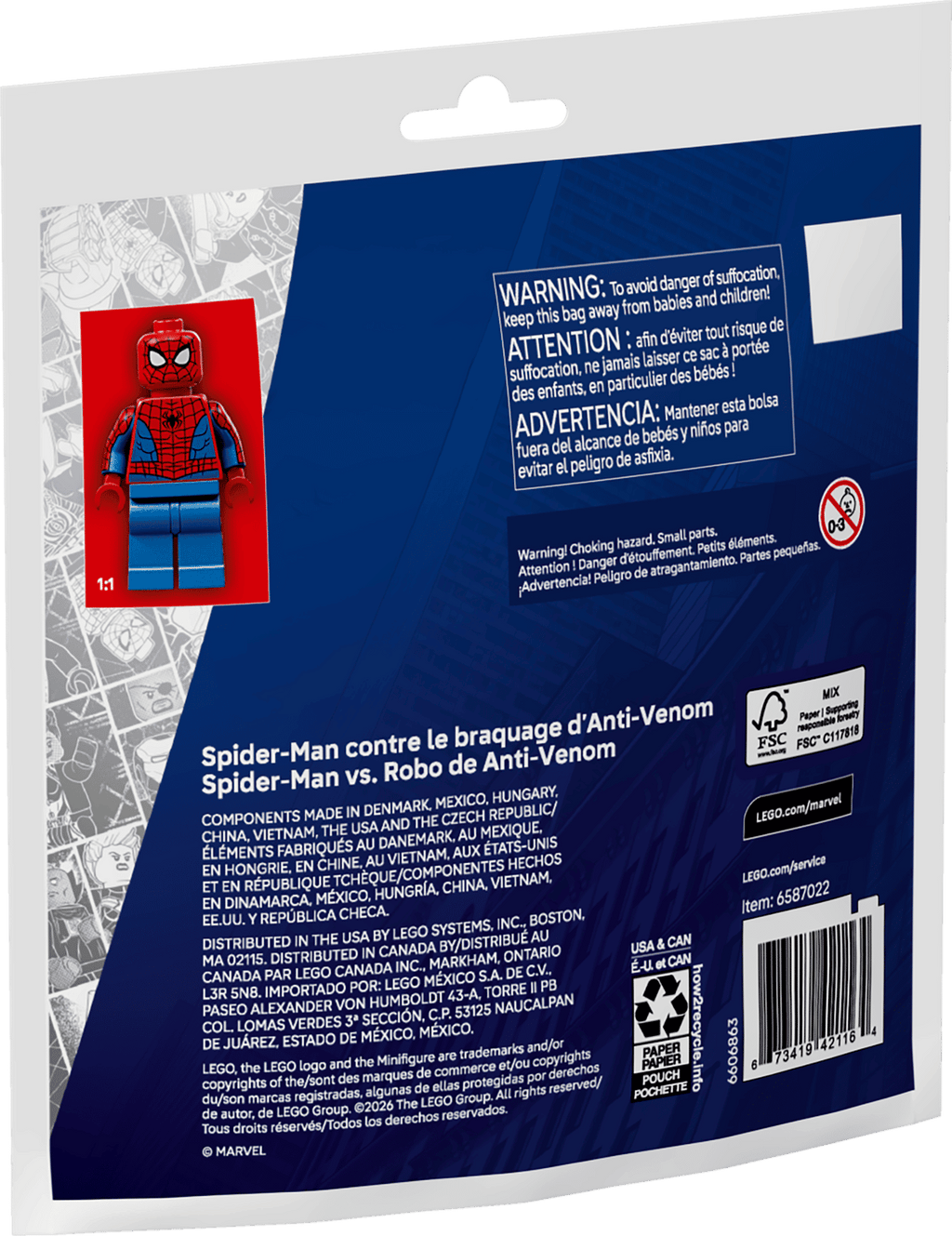 LEGO Spider-Man vs. Anti-Venom Heist Paper Bag