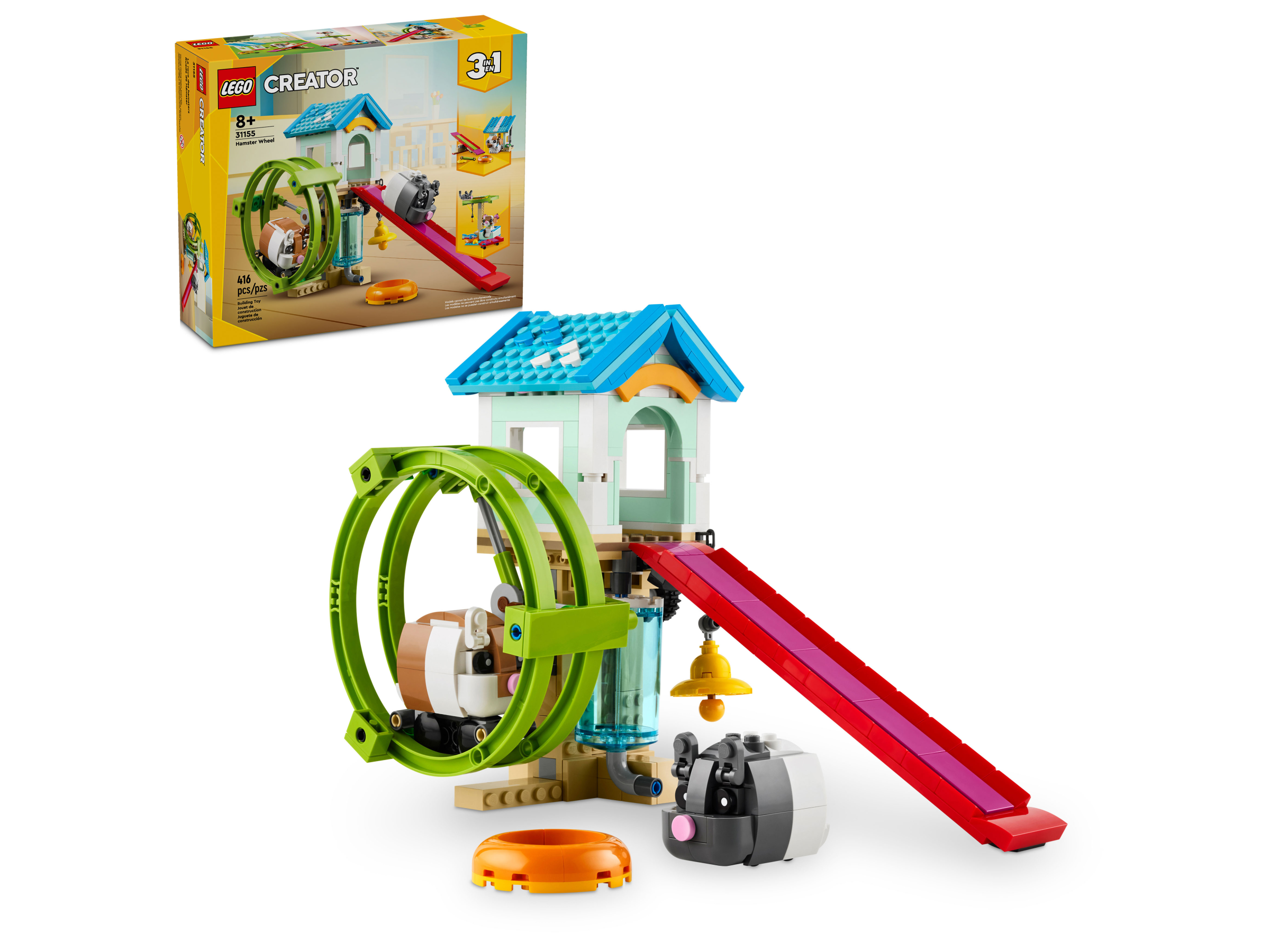 LEGO Creator Hamster Wheel 31155 | 3‑in‑1 Playset