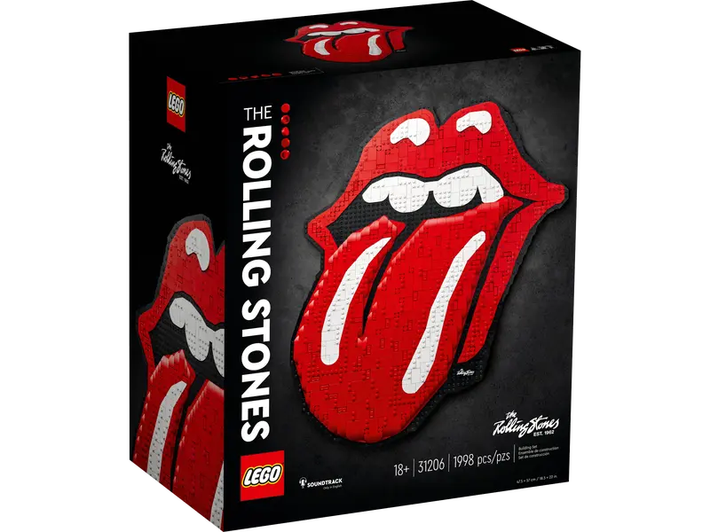 The Rolling Stones (Lego Art)