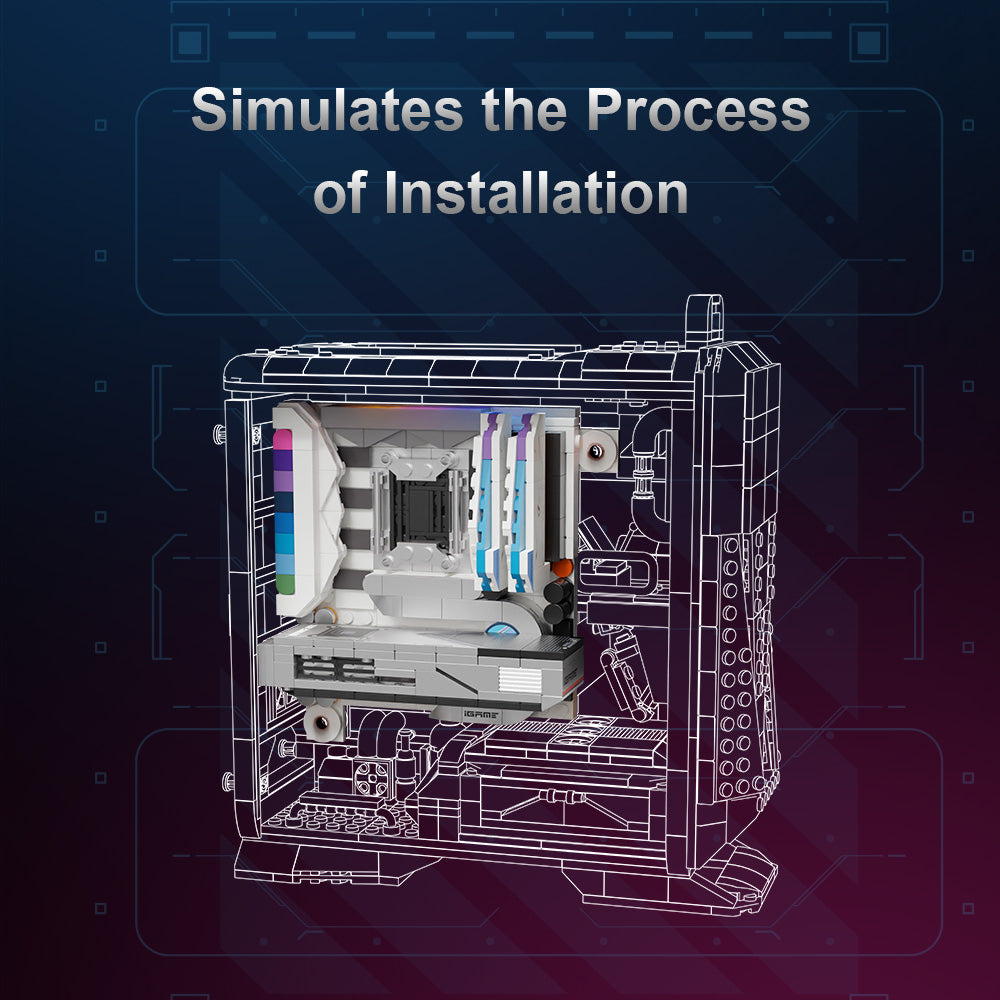 Pantasy X IGAME Gaming Desktop PC Building Block Model Set