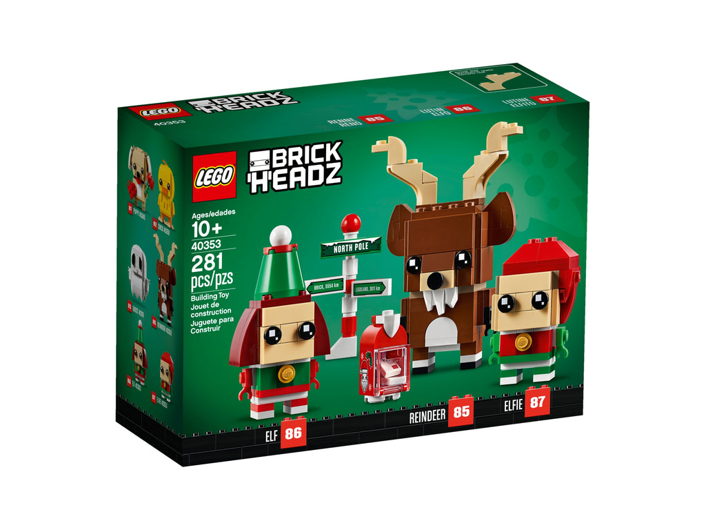 LEGO BrickHeadz - Reindeer, Elf and Elfie - 40353