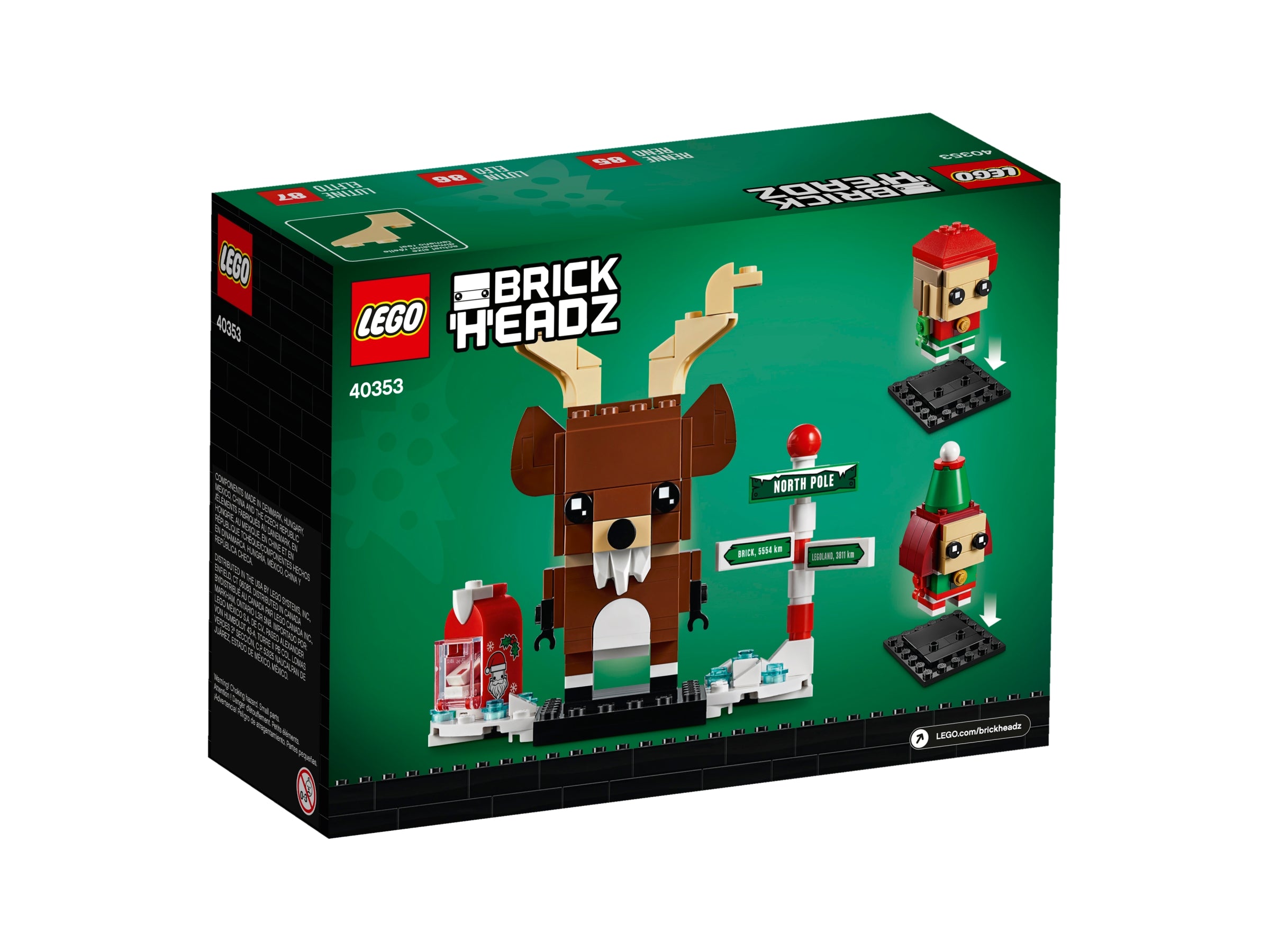 LEGO BrickHeadz - Reindeer, Elf and Elfie - 40353