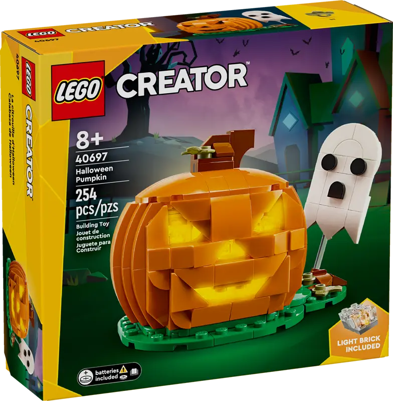 LEGO - Halloween Pumpkin (Lightbrick included)