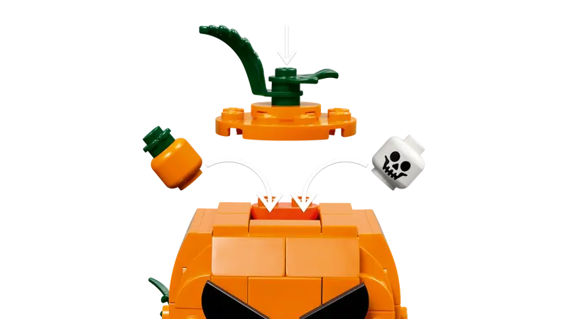 LEGO Jack-O'-Lantern Pickup Truck