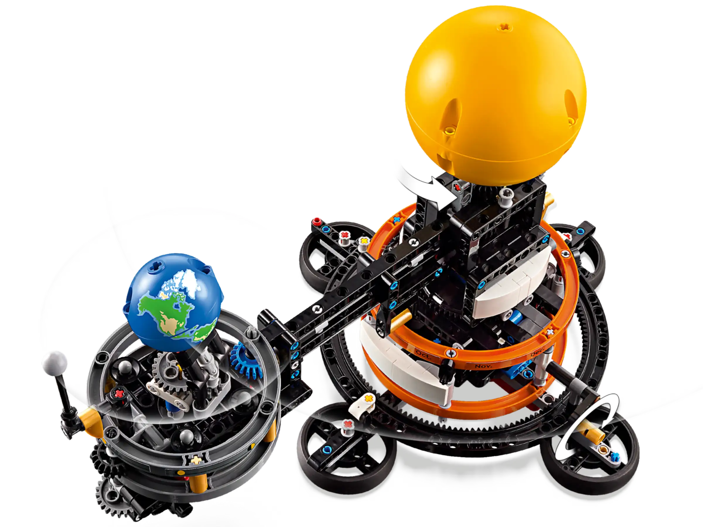 Lego Technic Planet Earth and Moon in Orbit