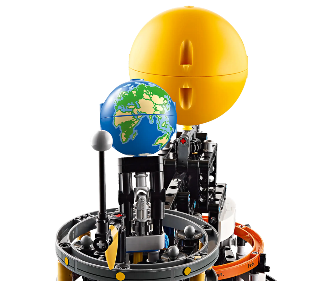 Lego Technic Planet Earth and Moon in Orbit