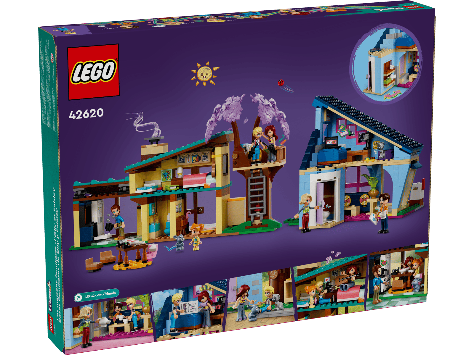 LEGO Friends - Olly and Paisley's Family Houses - 42620