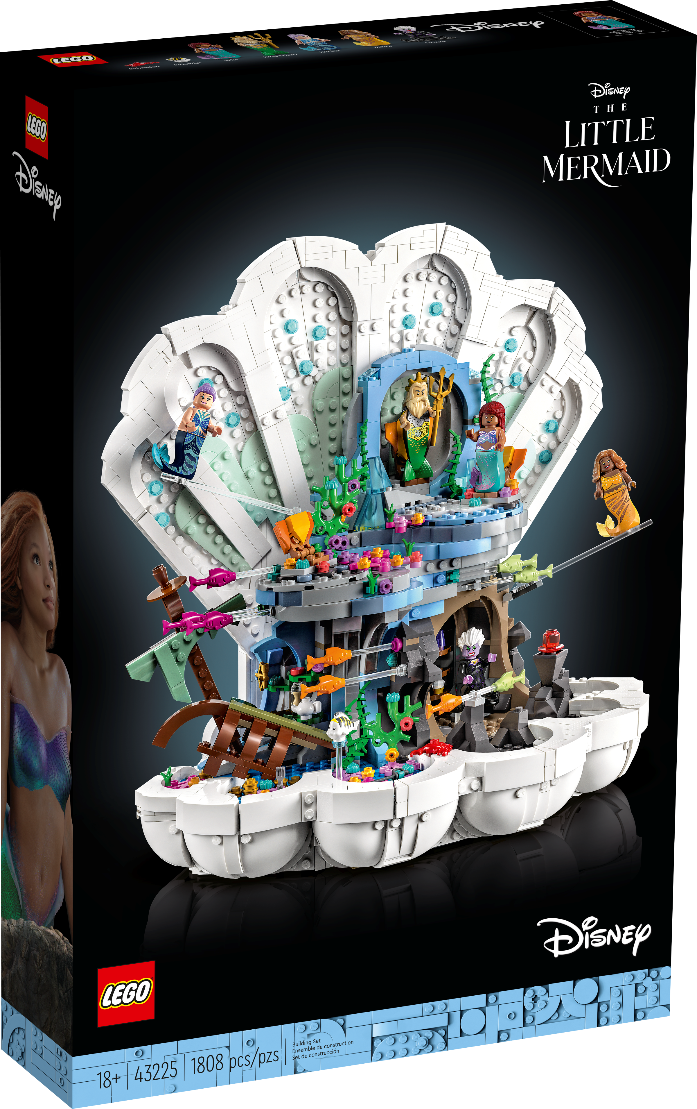 LEGO Disney - The Little Mermaid Royal Clamshell - 43225