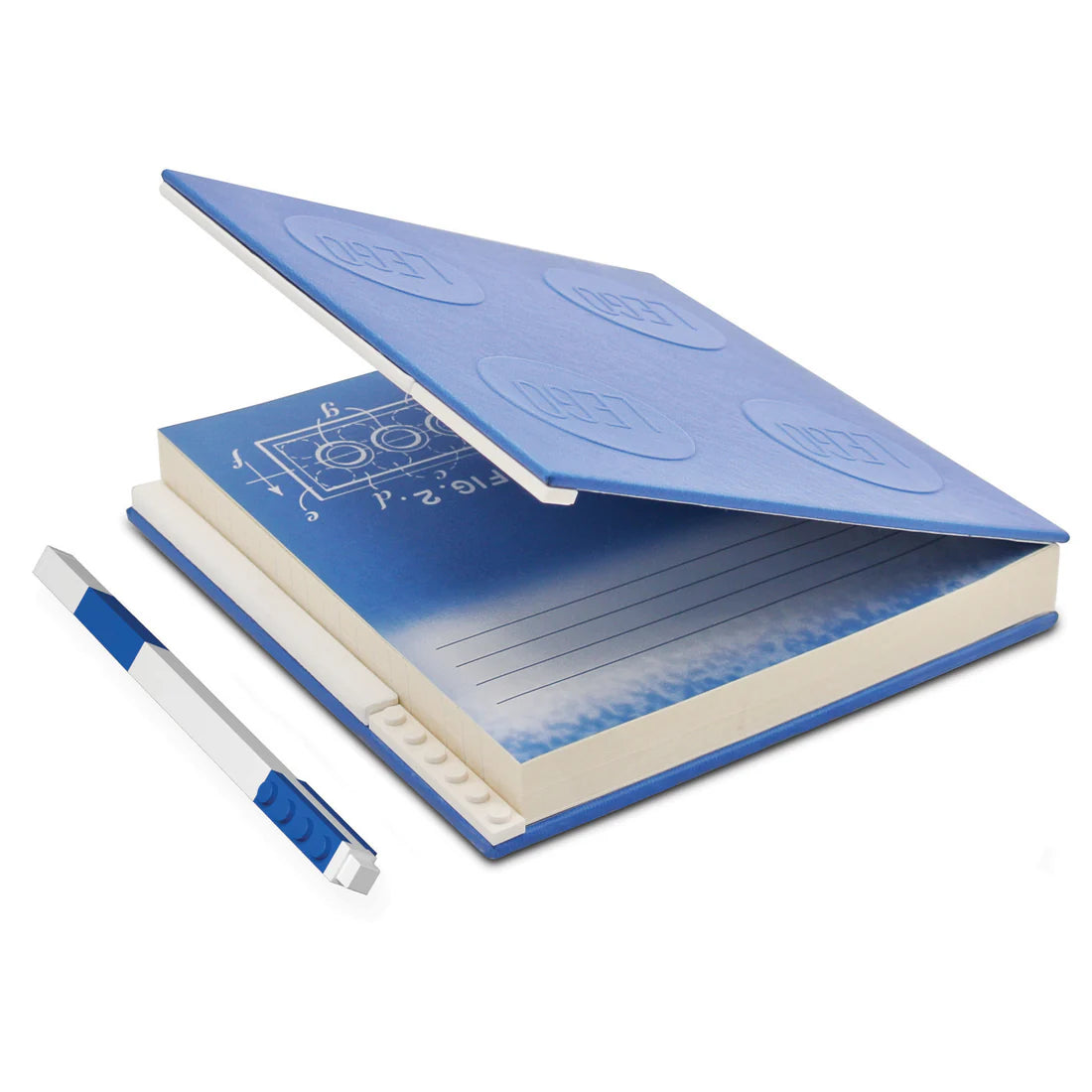 LEGO® Locking Notebook with Gel Pen Blue- in Box