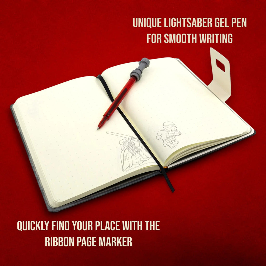 LEGO Star Wars - Dotted Notebook with Lightsaber Gel Pen Darth Vader - 53492