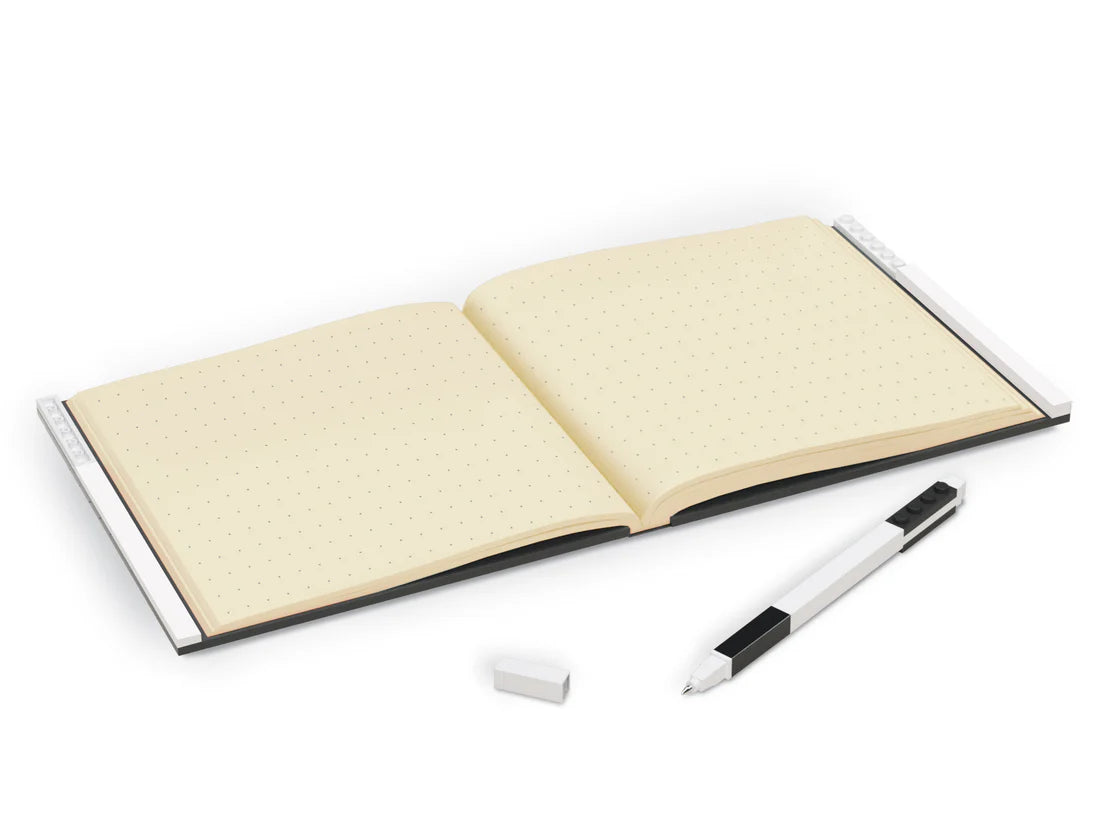 LEGO® Locking Notebook with Gel Pen Black - in Box