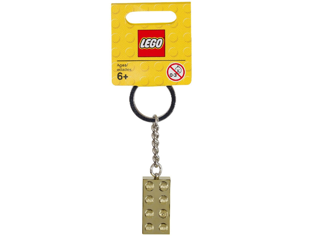 LEGO - Gold 2x4 Stud Key Chain - 850808