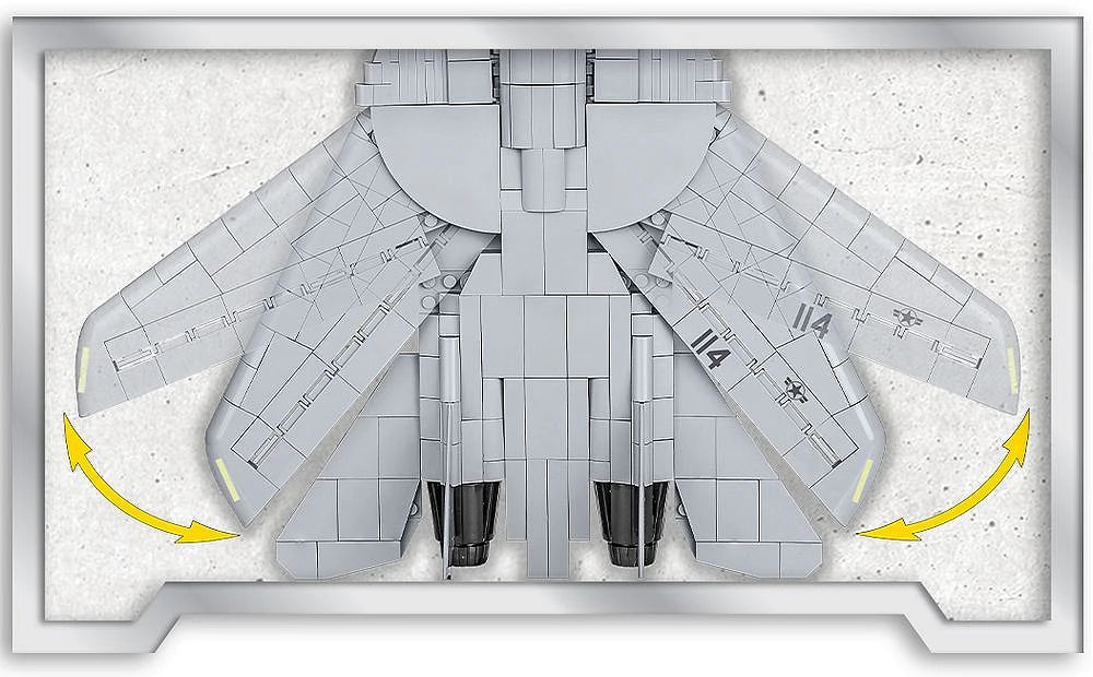 COBI Top Gun F-14A Tomcat Fighter Jet Building Block Set