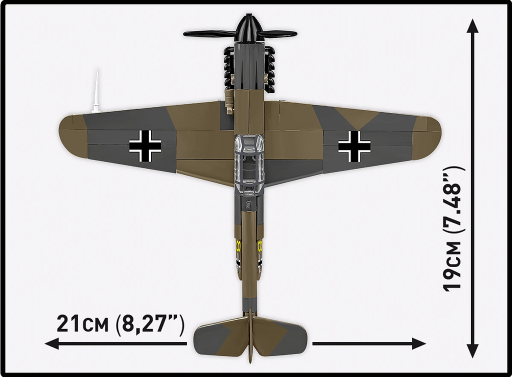 Messerschmitt Bf-109F Model – COBI-5873 – 1:48 Scale Aircraft Building