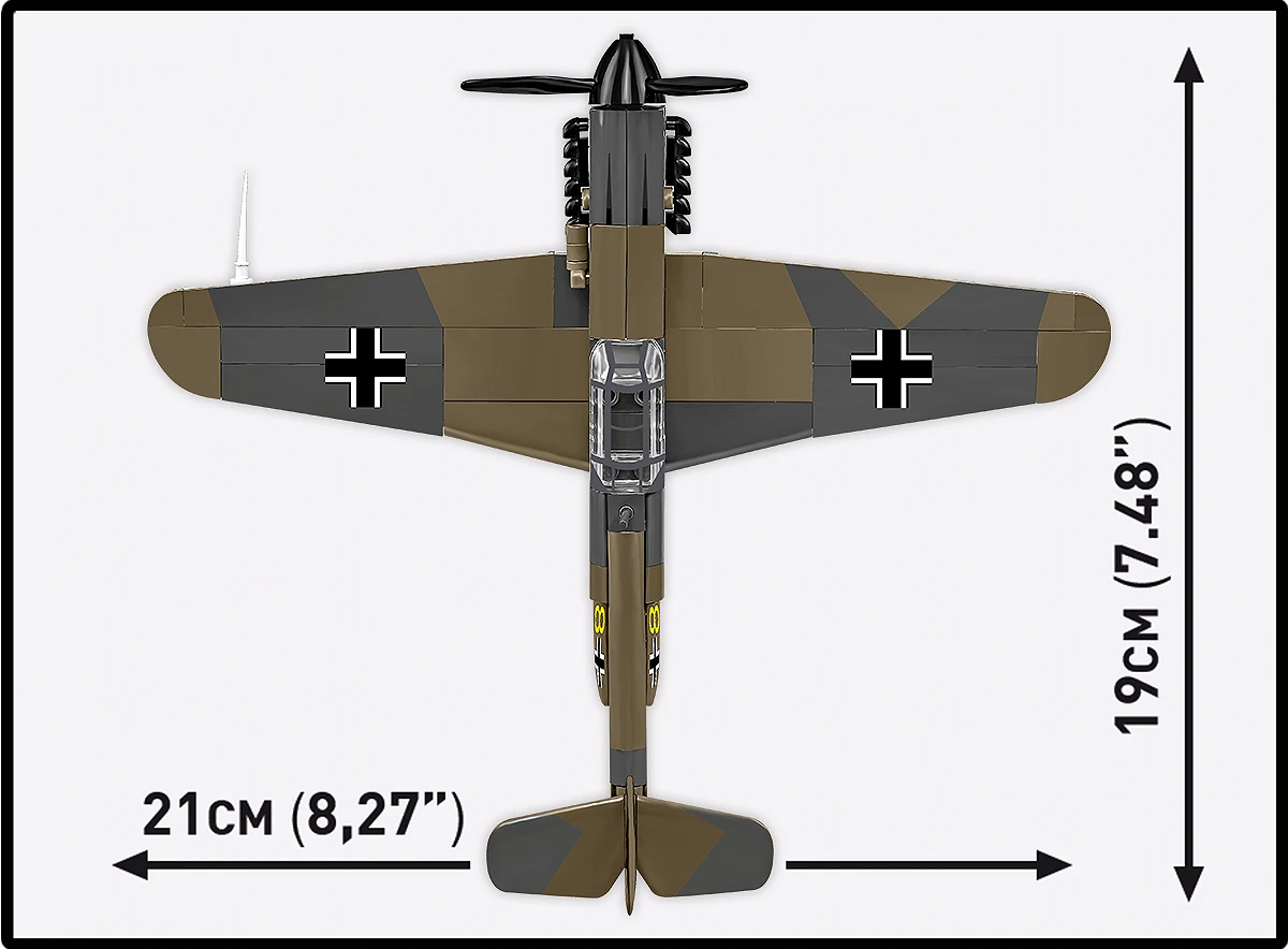 Messerschmitt Bf-109F Model – COBI-5873 – 1:48 Scale Aircraft Building