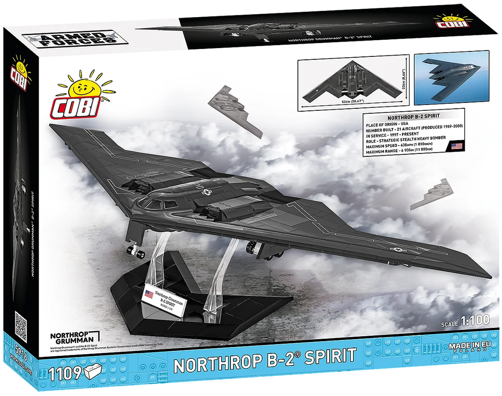 Cobi Northrop B-2 Spirit Stealth Bomber Model Kit - 5916
