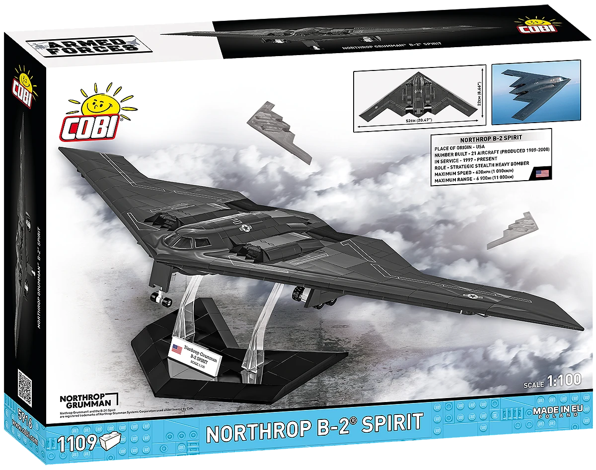 Cobi Northrop B-2 Spirit Stealth Bomber Model Kit - 5916