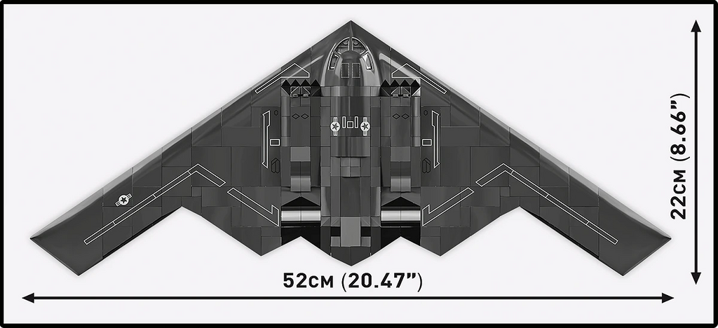 Cobi Northrop B-2 Spirit Stealth Bomber Model Kit - 5916