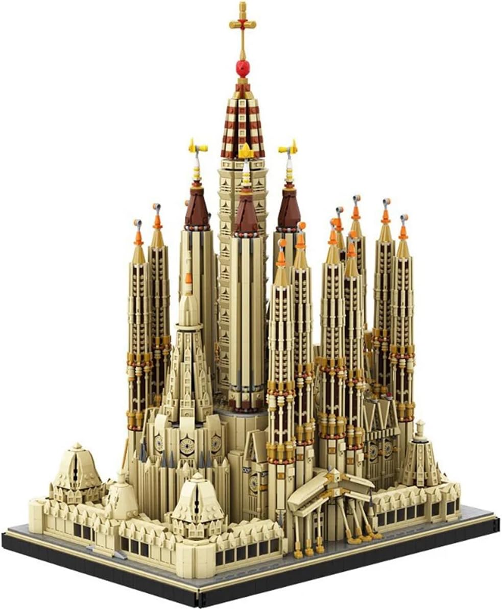Sagrada Familia Cathedral Spain MOC Brick Set (10,049 Pieces)