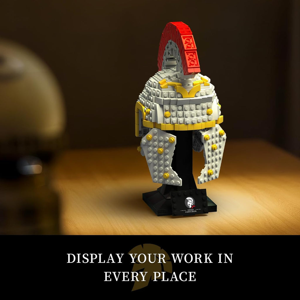 Givenni Roman Centurion Helmet Building Set for Adults 596 Pieces