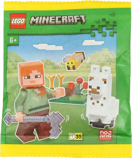 Lego Alex, Baby Llama and Bee Paper Bag