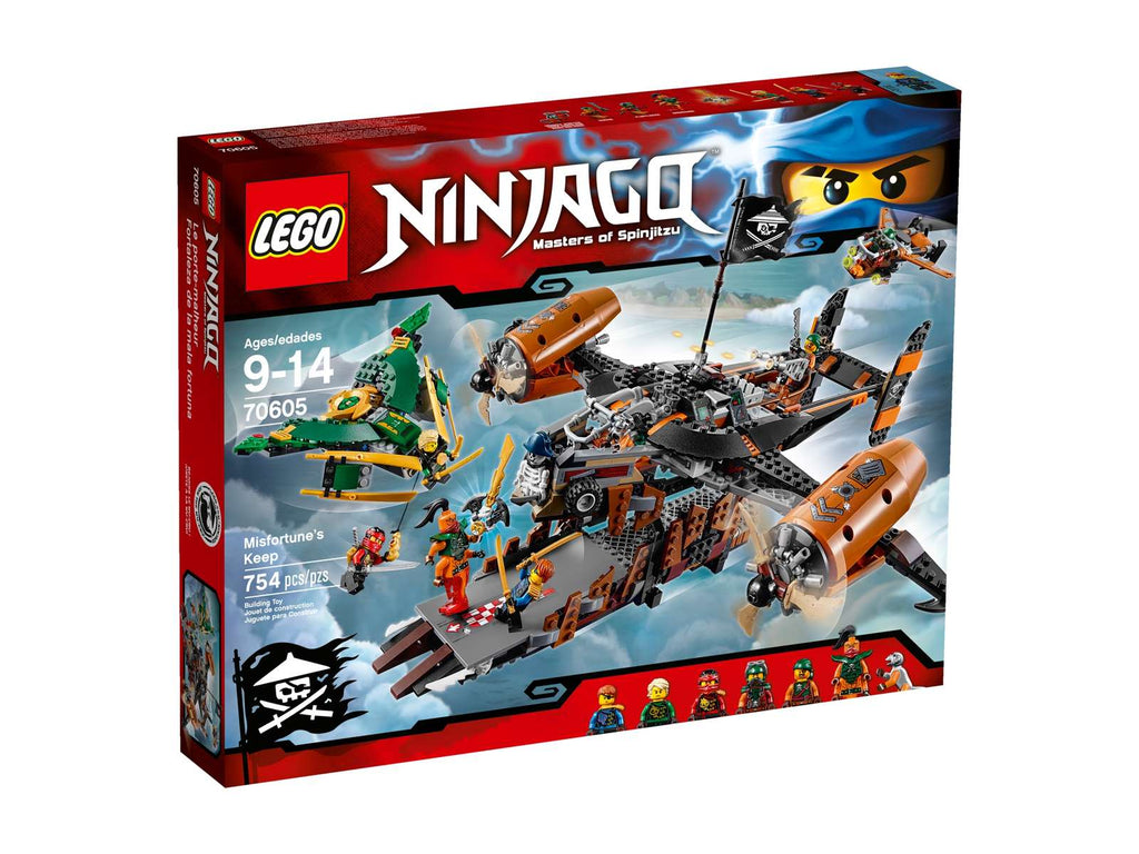 LEGO Ninjago Misfortune’s Keep Pirate Airship Set